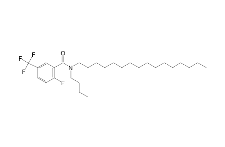 Benzamide, 2-fluoro-5-trifluoromethyl-N-butyl-N-hexadecyl-