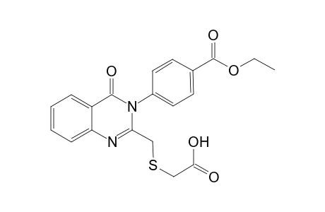 3-[4'-(Ethoxycarbonyl)phenyl]-2-[(hydroxycarbonyl)methylthiomethyl]-4(3H)-quinazolin-4-one