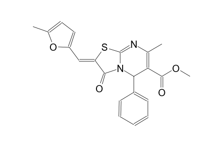 methyl (2Z)-7-methyl-2-[(5-methyl-2-furyl)methylene]-3-oxo-5-phenyl-2,3-dihydro-5H-[1,3]thiazolo[3,2-a]pyrimidine-6-carboxylate