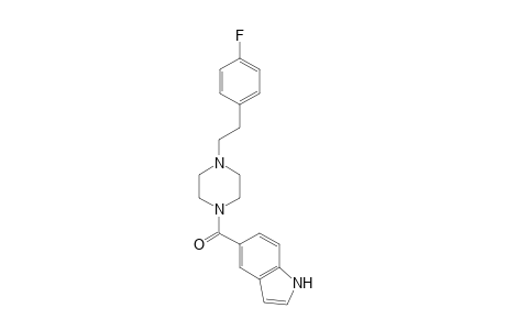 N-(5-indolylcarbonyl)-N'-[2-(4-fluorophenyl)ethyl]piperiazine