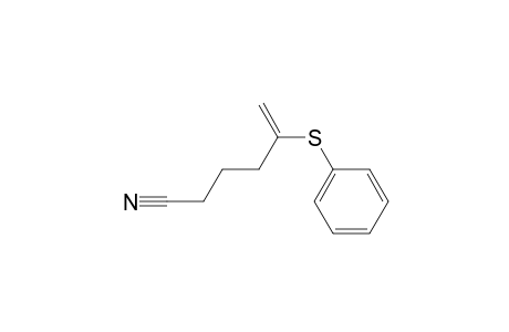 5-(Phenylthio)-5-hexenenitrile