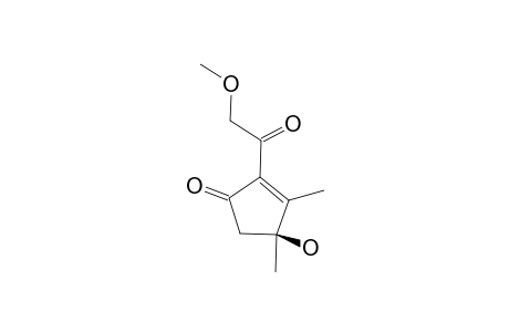4-HYDROXY-2-(2-METHOXYETHANOYL)-3,4-DIMETHYLCYCLOPENT-2-ENONE