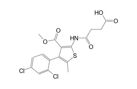 4-{[4-(2,4-dichlorophenyl)-3-(methoxycarbonyl)-5-methyl-2-thienyl]amino}-4-oxobutanoic acid