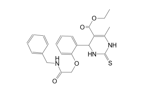 ethyl 4-{2-[2-(benzylamino)-2-oxoethoxy]phenyl}-6-methyl-2-thioxo-1,2,3,4-tetrahydro-5-pyrimidinecarboxylate