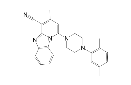 1-[4-(2,5-dimethylphenyl)-1-piperazinyl]-3-methyl-4-pyrido[1,2-a]benzimidazolecarbonitrile