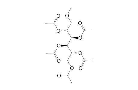 1,2,3,4,5-Penta-O-acetyl-6-O-methyl-d-mannitol