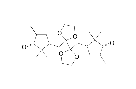 2-((2,2,4-TRI-METHYL-3-OXO-CYCLO-PENTYL)-METHYL)-1,3-DI-OXOLAN