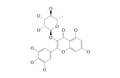MYRICITRIN;MYRICETIN-3-O-ALPHA-L-RHAMNOPYRANOSIDE