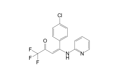 N-[1-(4-Chlorophenyl)-3-oxo-4,4,4-trifluorobut-1-en-1-yl]-2-aminopyridine