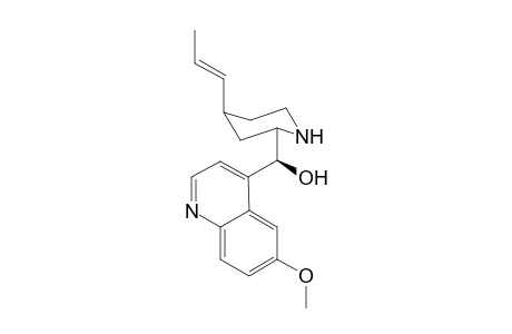 [(4S)-(1E)-Propenyl-(2S)-piperydynyl]-6-methoxyquinoline-(.alpha.R)-methanol [niquine]