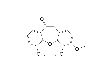 10,11-Dihydro-3,4,6-trimethoxy-dibenz(b,f)oxepin-10-one