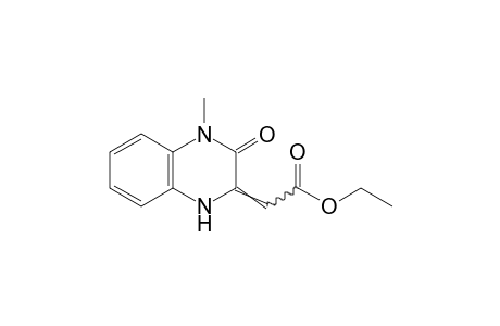 3,4-dihydro-4-methyl-3-oxo-delta 2(1H), a-quinoxalineacetic acid, ethyl ester