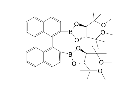 (.alpha.R,R,R,R,R)-2,2'-Bis[4,5-bis(4',4",5',5"-bis(methoxyprop-2-yl)-[1,3,2]-dioxaboracyclopentyl]-1,1'-binaphthyl