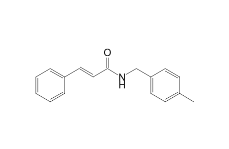 N-(4-methyl benzyl)-3-phenylprop-2-enamide