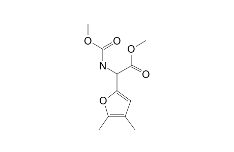 (4,5-DIMETHYLFURAN-2-YL)-METHOXYCARBONYLAMINO-ACETIC-ACID-METHYLESTER