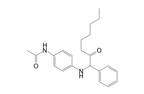Acetamide, N-[4-[(2-oxo-1-phenyloctyl)amino]phenyl]-