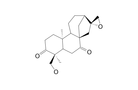 (ent)-18-Hydroxy-16.beta.,17-epoxy-kaur-3,7-dione