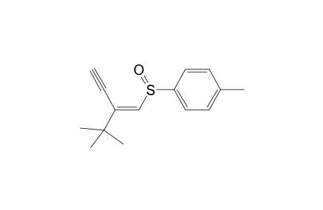 ((Z)-2-tert-Butyl-1-p-tolylsulfinyl)but-1-en-3-yne