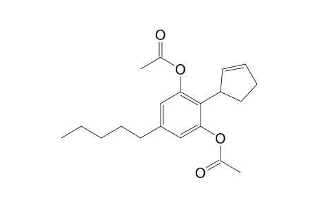 2-(2-Cyclopenten-1-yl)olivetol diacetate