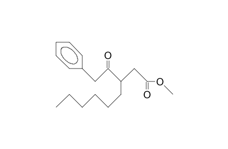 Methyl 3-phenylacetyl-nonanoate