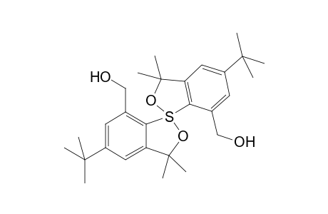 7,7'-Bis(hydroxymethyl)-5,5'-bis(1,1-dimethylethyl)-3,3,3',3'-tetramethyl-1,1'- spirobi[3H-2,1-benzoxathiole]