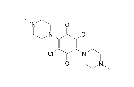 2,5-cyclohexadiene-1,4-dione, 2,5-dichloro-3,6-bis(4-methyl-1-piperazinyl)-
