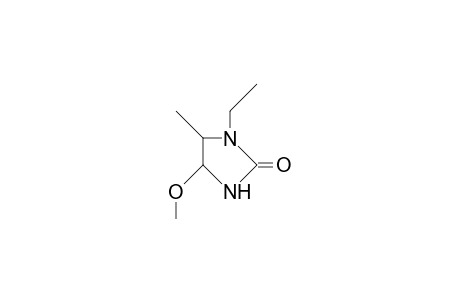 1-Ethyl-4-methoxy-trans-5-methyl-2-imidazolidinone