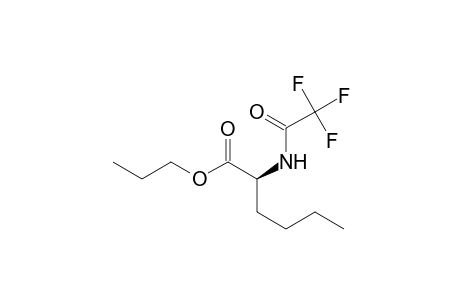 L-Norleucine, N-(trifluoroacetyl)-, propyl ester