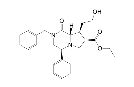 (4S,7R,8S,8aS)-2-Benzyl-7-ethoxycarbonyl-8-(2-hydroxyethyl)-4-phenyloctahydropyrrolo[1,2-a]pyrazin-1-one