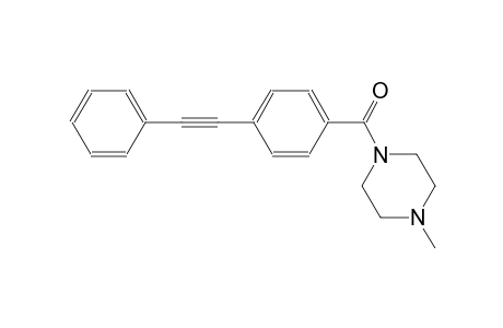 1-methyl-4-[4-(phenylethynyl)benzoyl]piperazine