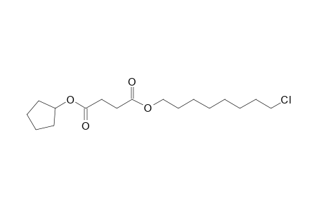 Succinic acid, 8-chlorooctyl cyclopentyl ester