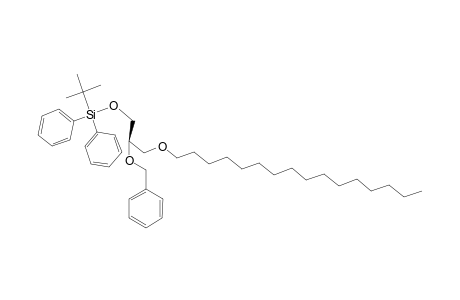 Silane, (1,1-dimethylethyl)[3-(hexadecyloxy)-2-(phenylmethoxy)propoxy]diphenyl-, (.+-.)-