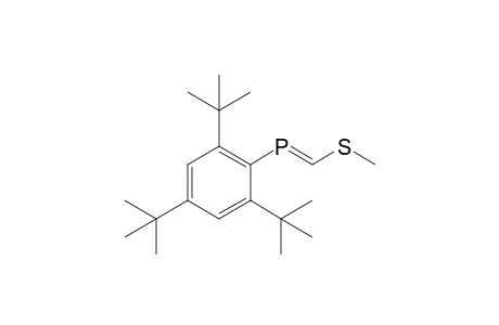 (E/Z)-2-Methylsulfanyl-1-(2,4,6-tri-t-butylphenyl)-1-phosphaethene