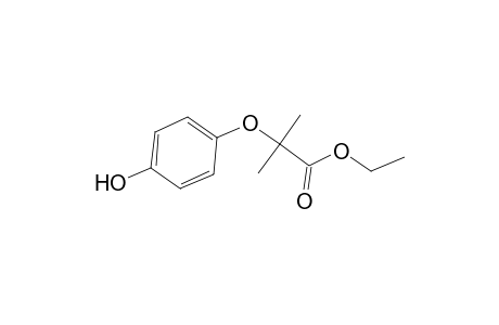 Propanoic acid, 2-(4-hydroxyphenoxy)-2-methyl-, ethyl ester