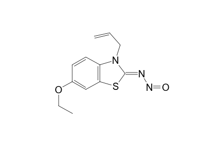 (NZ)-N-(3-allyl-6-ethoxy-1,3-benzothiazol-2-ylidene)nitrous amide