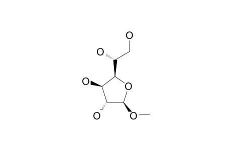 Methyl.beta.-D-glucofuranoside