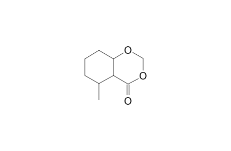 4H-1,3-Benzodioxin-4-one, hexahydro-5-methyl-, [4as-(4a.alpha.,5.beta.,8a.beta.)]-