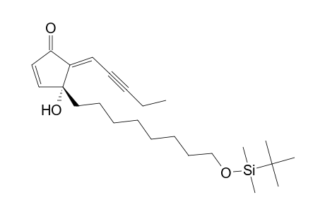 (R)-4-[8-(tert-Butyl-dimethyl-silanyloxy)-octyl]-4-hydroxy-5-pent-2-yn-(E)-ylidene-cyclopent-2-enone