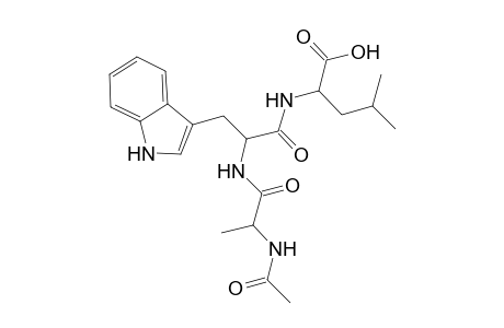 L-Leucine, N-[N-(N-acetyl-L-alanyl)-L-tryptophyl]-