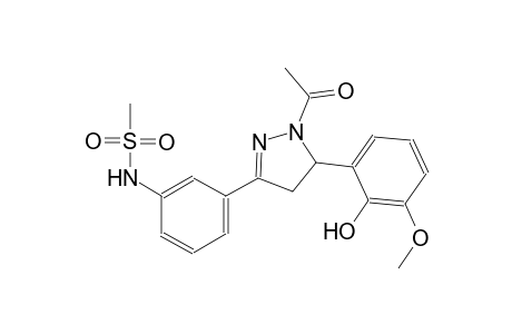 methanesulfonamide, N-[3-[1-acetyl-4,5-dihydro-5-(2-hydroxy-3-methoxyphenyl)-1H-pyrazol-3-yl]phenyl]-