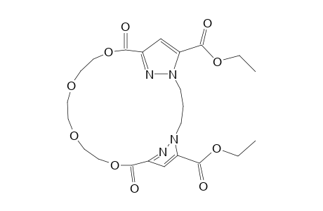16,22-Bis(ethoxycarbonyl)-3,6,9,12-tetraoxa-17,21,24,25-tetrazatricyclo[19.2.1.1(14,17)]pentacosa-1(24),14(25),15,22-tetraen-2,13-dione