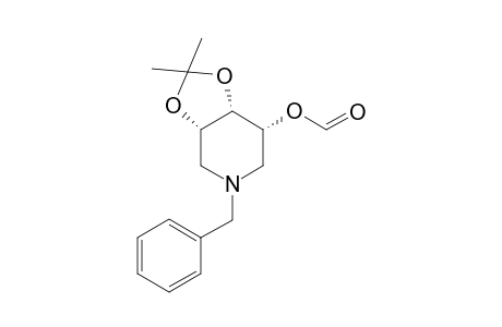 (3R,4S,5S)-[1-Benzyl-4,5-(isopropylidenedioxy)piperidin-3-yl]formate