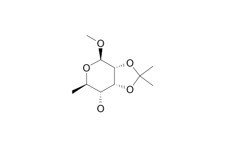 METHYL-6-DEOXY-2,3-O-ISOPROPYLIDENE-BETA-D-ALLOPYRANOSIDE