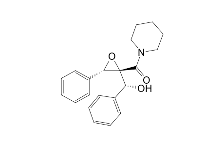 N-[(2R*,3S*)-2,3-Epoxy-2-((R*)-hydroxybenzyl)-3-phenylpropanoyl]piperidine
