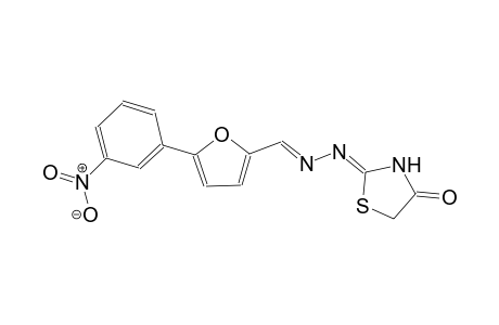 5-(3-nitrophenyl)-2-furaldehyde [(2Z)-4-oxo-1,3-thiazolidin-2-ylidene]hydrazone