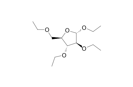 Ethyl 2,3,5-Tri-O-ethyl-.alpha.,D-arabinofuranoside