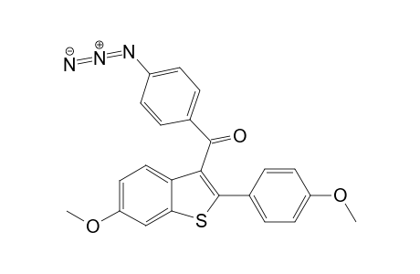 3-(4-Azidobenzoyl]-6-methoxy-2-(4-methoxyphenyl)benzo[b]thiophene