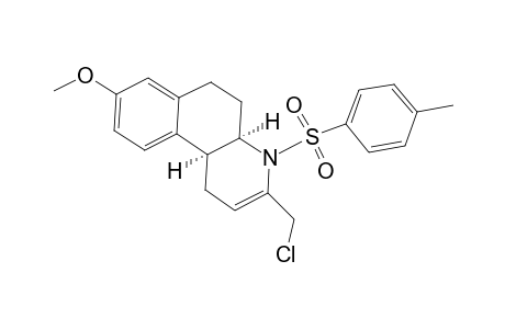 Benzo[f]quinoline, 3-(chloromethyl)-1,4,4a,5,6,10b-hexahydro-8-methoxy-4-[(4-methylpheny l)sulfonyl]-, cis-