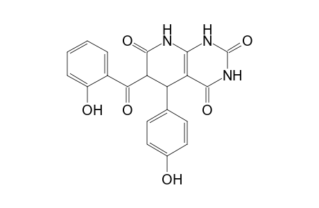 5-(4-Hydroxyphenyl)-6-[(2-hydroxyphenyl)carbonyl]-5,8-dihydropyrido[2,3-d]pyrimidine-2,4,7-(1H,3H,6H)-trione