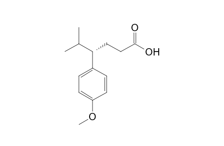 (4S)-4-(4-methoxyphenyl)-5-methyl-hexanoic acid